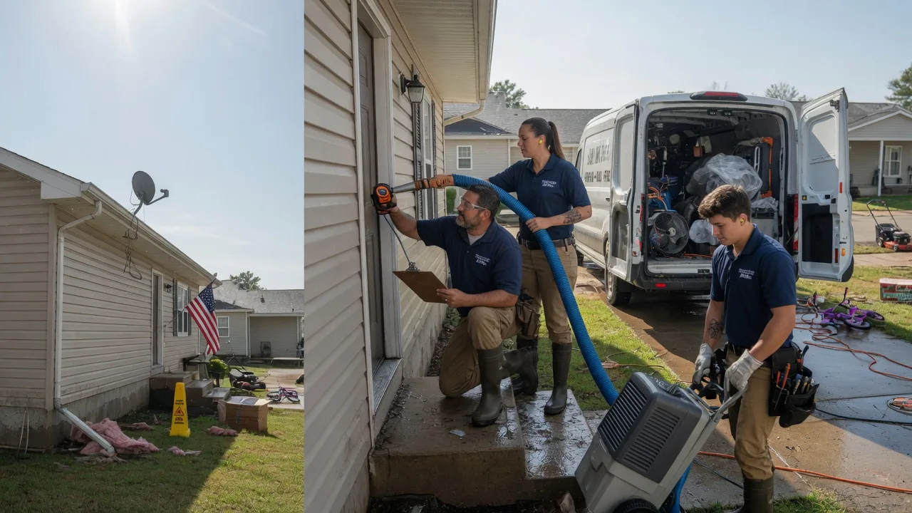 Ceiling Water Damage Restoration in Oden, MI near me